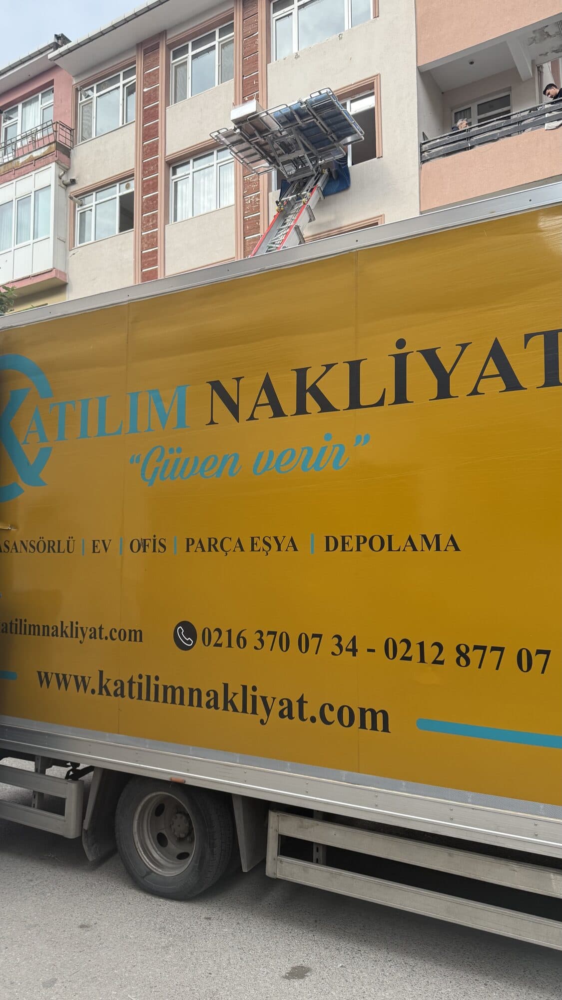 Katılım Nakliyat evden eve taşıma aracı