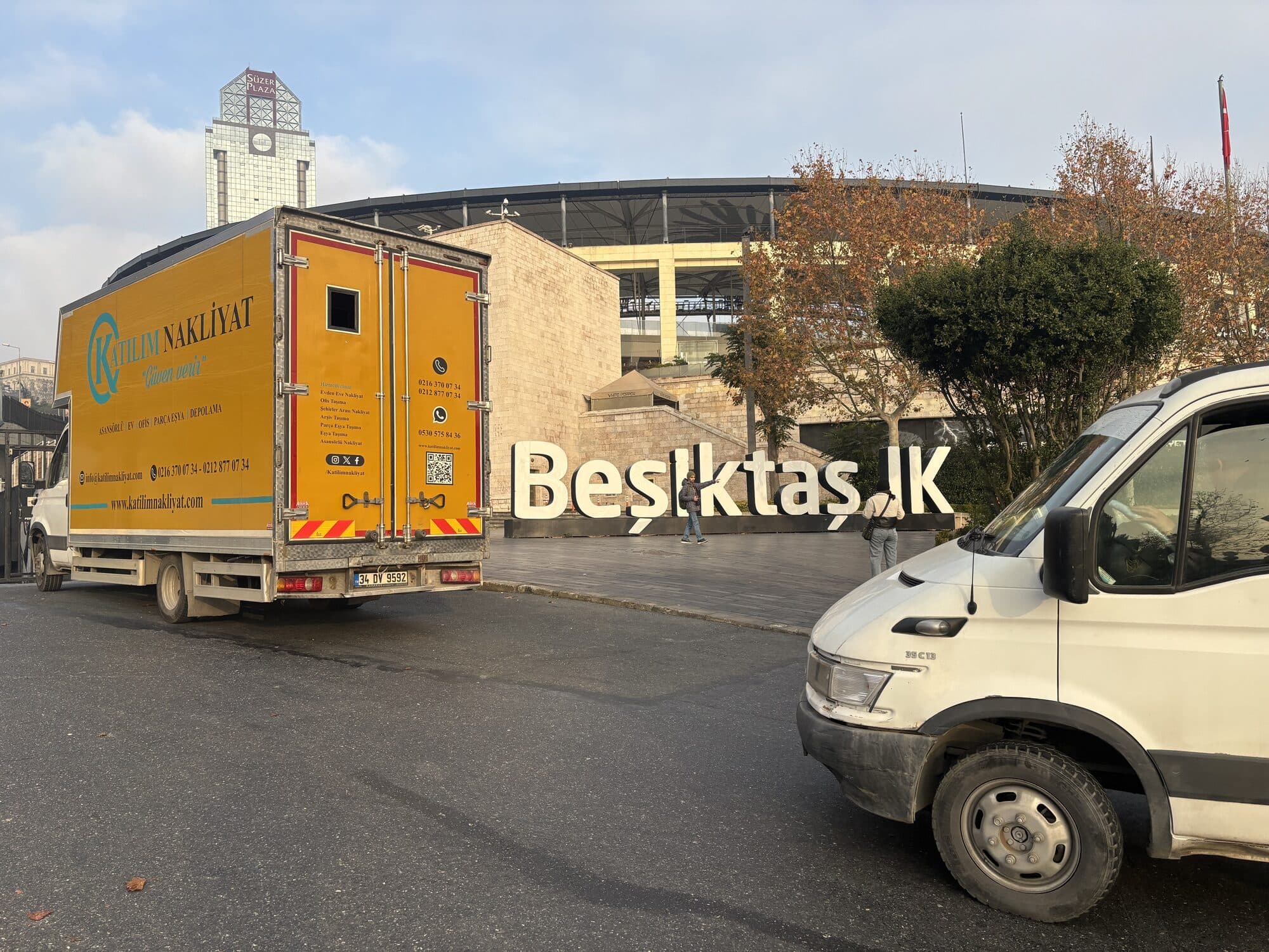 Beşiktaş JK tesislerinde kurumsal taşıma hizmeti