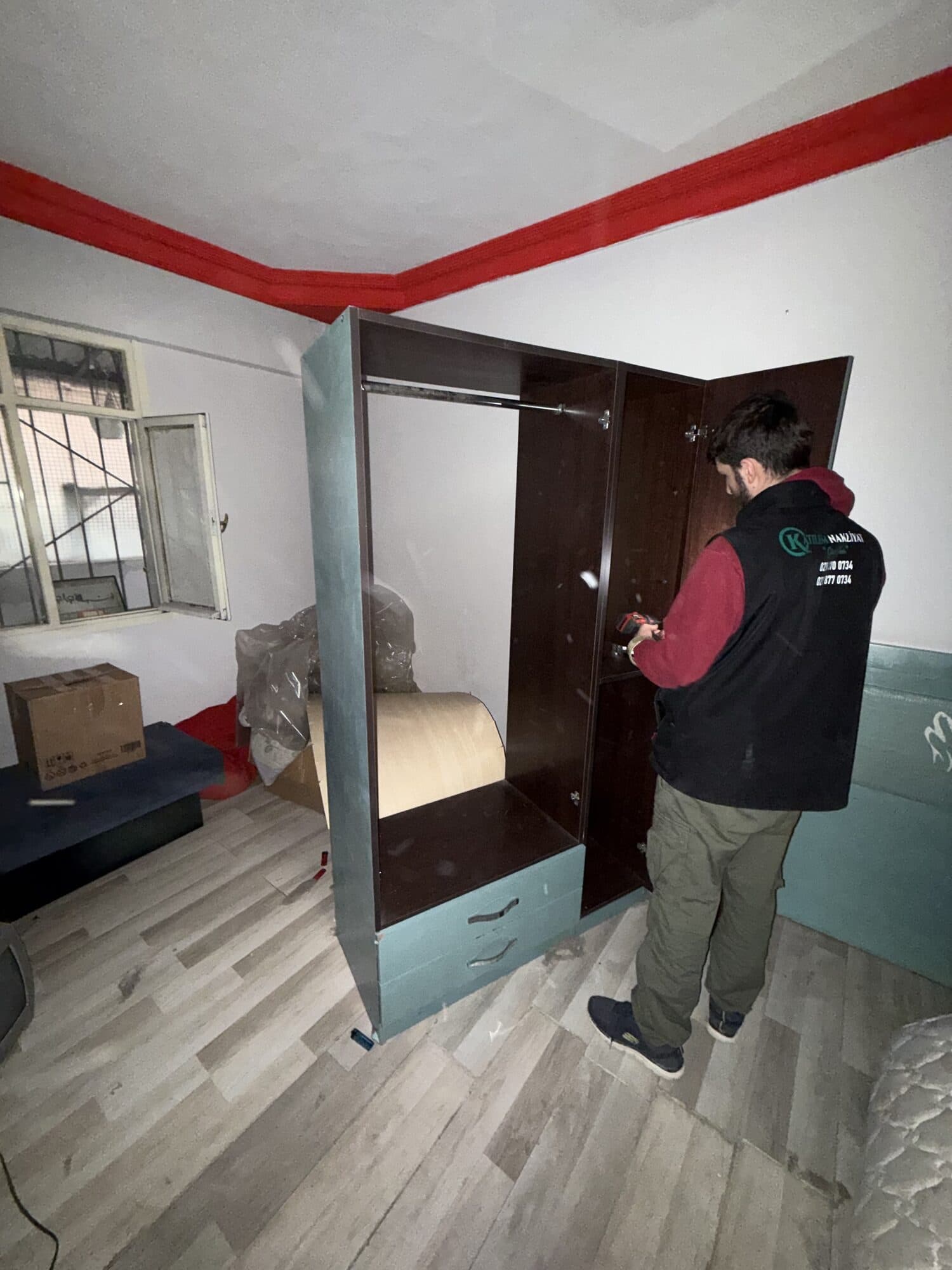 Taşıma sonrası gardırop montaj hizmeti